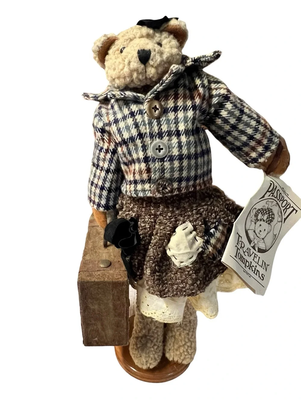 Vintage 1997 Enesco Passport Travelin’ Tompkins 